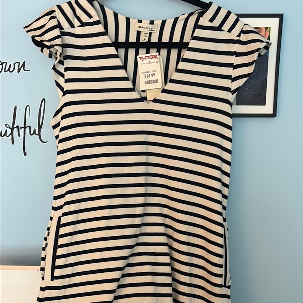 Monteau Black and White dress